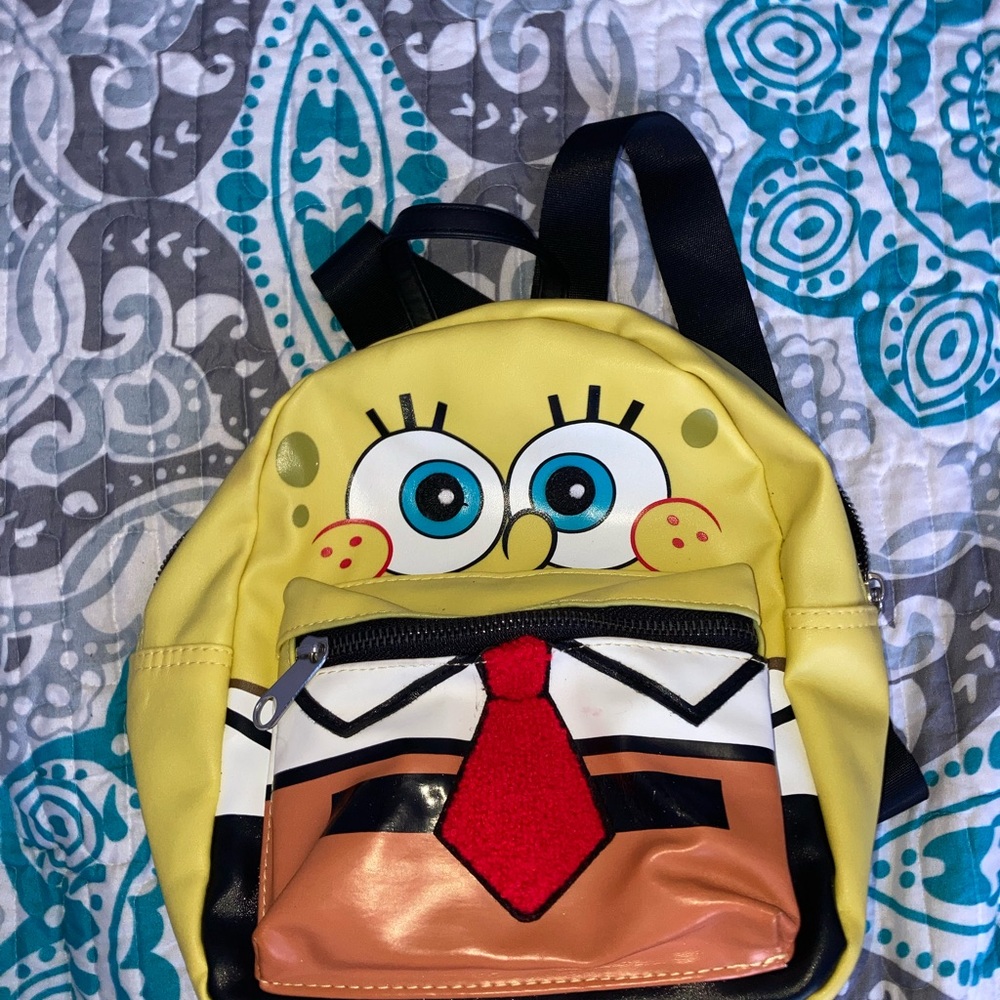 SpongeBob SquarePants Yellow and Black Bag